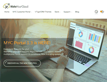 Tablet Screenshot of makeyourcloud.com